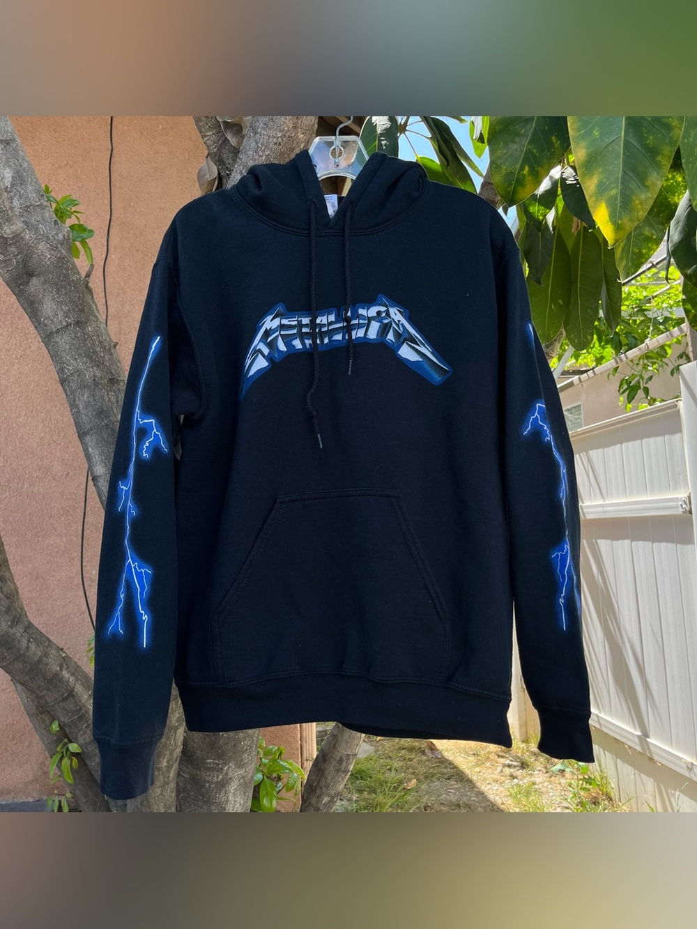 Metallica Gildan Black Ride The Lightning ⚡️ Hoodie Sweatshirt.